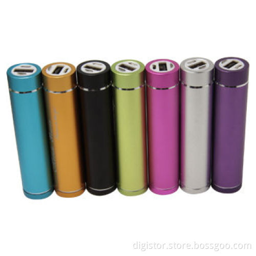 Portable lipstick power bank, private model, charge all mobile phone, MP3/MP4 player, 2,200-3,000mAh
